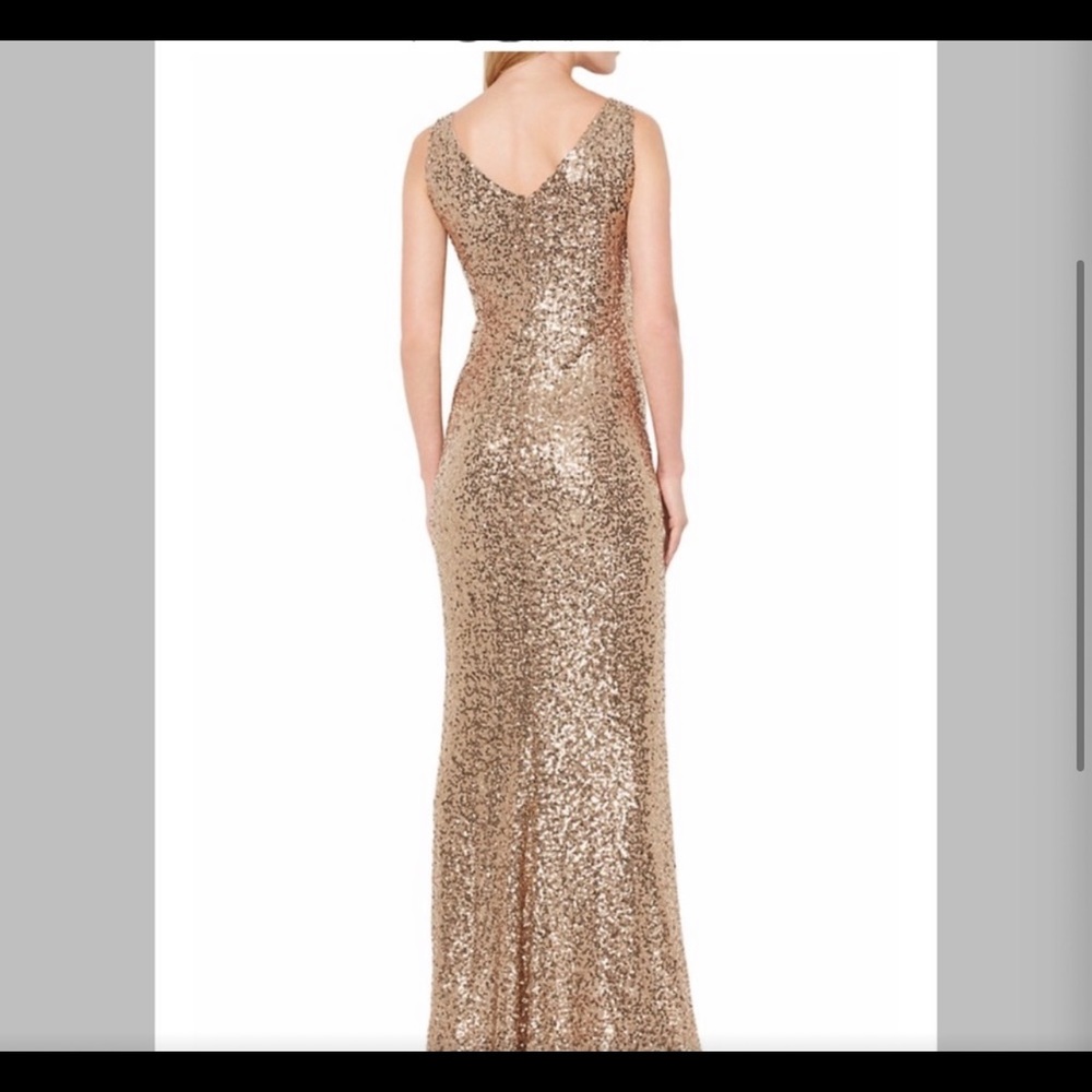 Ralph Lauren Gold Sequin Gown
